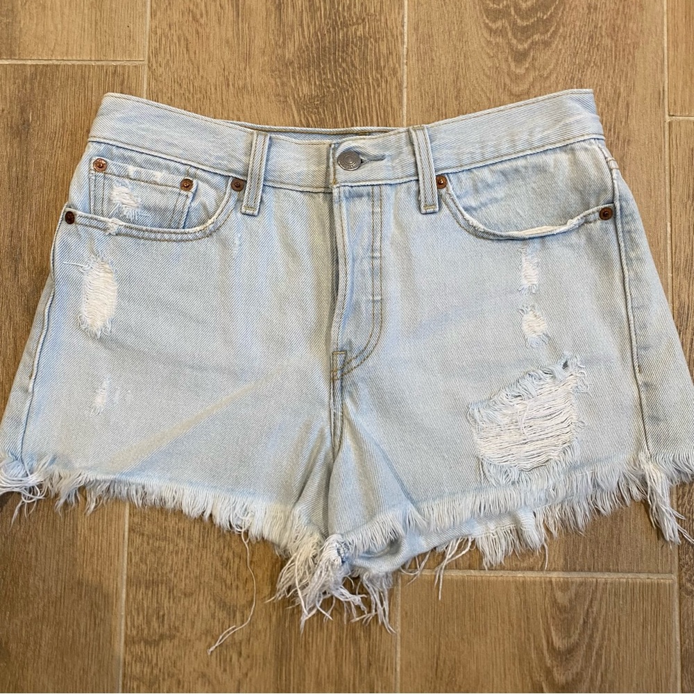 Levi’s High-Rise Denim Shorts